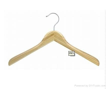 Wooden suit hanger