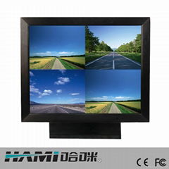 19-inch Metal CCTV LCD Monitor with Built-in VGA/BNC Input