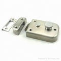 304 Stainless Steel Solid Rim Night Latch 