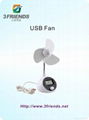 Mini USB fan with clock  and calendar 1