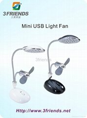 USB Light with fan 