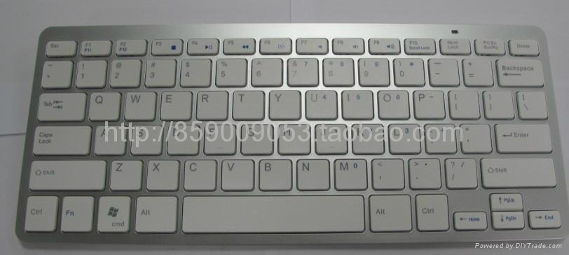Apple IPAD bluetooth keyboard white wireless 78 key dry cell life 5