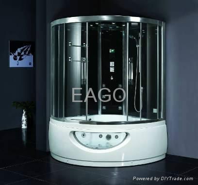 computerised steam shower room with massage bathtub 3