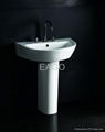 cerami washbasin with pedestal 2