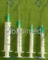 2 parts Disposable Syringe 1