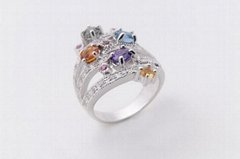 Fancy gems ring