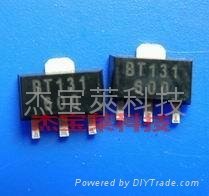 供應貼片雙向可控硅BT131-600E,SOT-89,杰寶萊