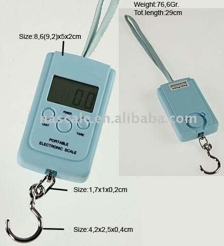 durable electronic hanging scale/ l   age scale SUB-1005A 3