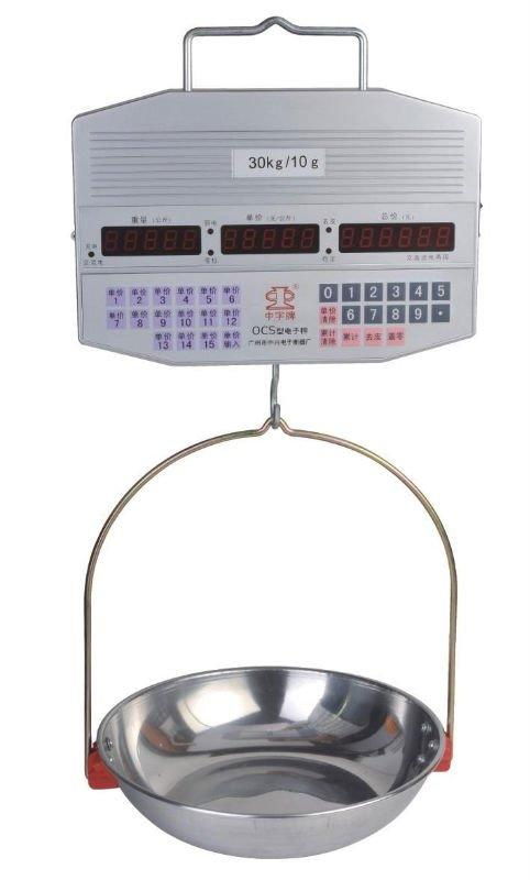 electronic price computing hanging scale  SUB-1030A