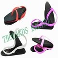 2011 NEW 100%silica gel foldable women's Environmental Concept sandals  5