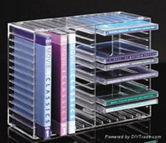 Acrylic CD Rack