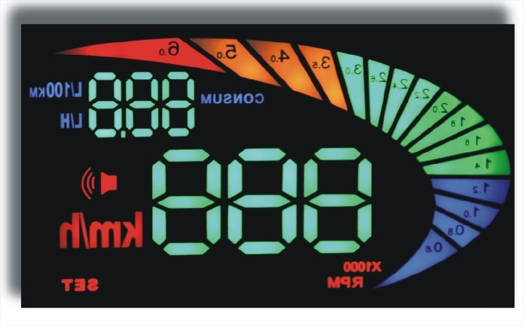 Numeric limits. Alphanumeric display sp5501as. Led application Compliance Boards.