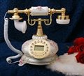 antique telephone,