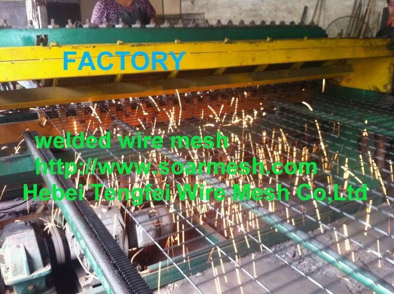 Welded wire mesh panel