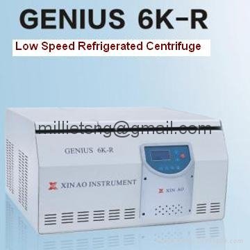 Genius 6K-R low speed refrigerated (heat) centrifuge 2