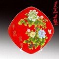 中国红瓷茶具