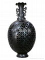 hollowed-out black pottery crafts 4