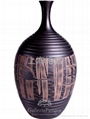 Shadow carving black pottery crafts 4