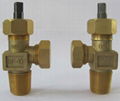 Liquid chlorine cylinder valves