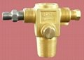 Natural gas cylinder valves