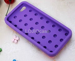 Silicon mobile phone cases for iPhone5