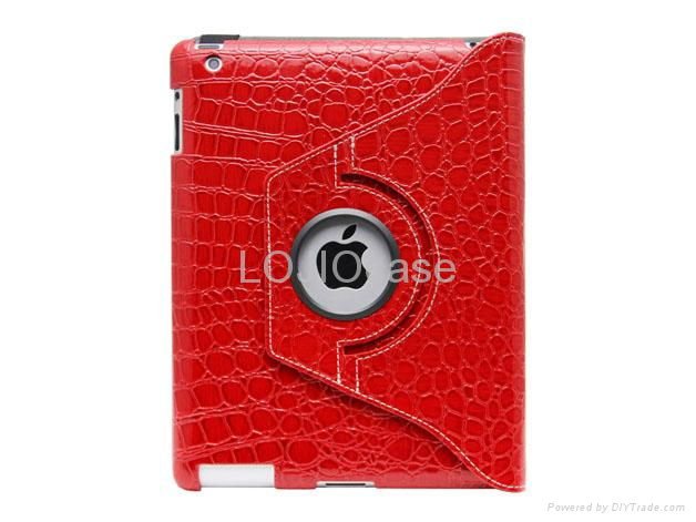 New Features Of New iPad Rotating Leather Case 