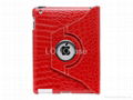 New Features Of New iPad Rotating Leather Case  1