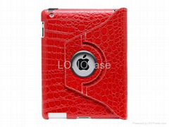 New Features Of New iPad Rotating Leather Case 