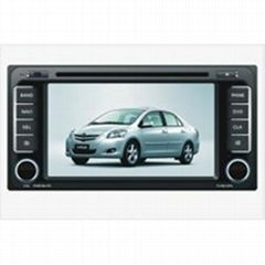 In-dash Double-DIN Car DVD Player with fixed front panel