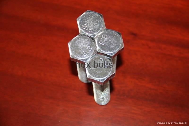 offer DIN933/931 carbon hex bolts 2