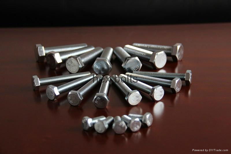 offer DIN933/931 carbon hex bolts 5