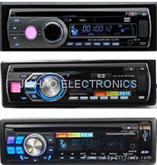 In-dash car dvd player without screen