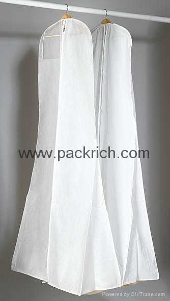  Fashion bridal dress garment bag with flared bottom  2