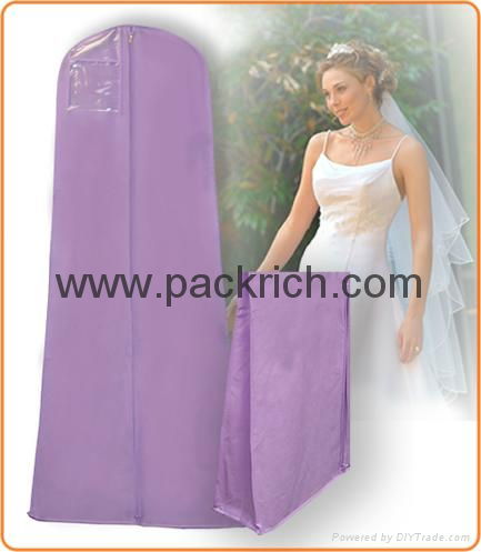  Fashion bridal dress garment bag with flared bottom  4