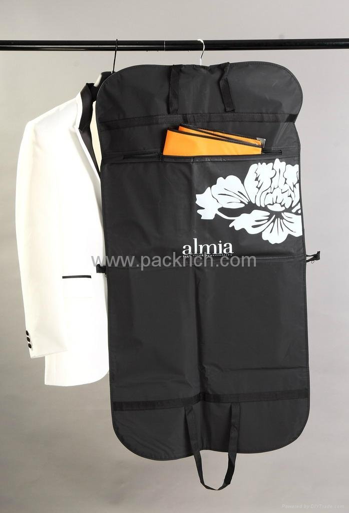 Deluxe Black Travel Suit Carrier Bag 3