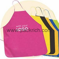 Reusable non woven promotional aprons 