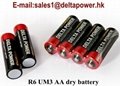 R6 UM3 AA Dry Battery  2