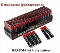R03 UM4 AAA Dry Battery 1