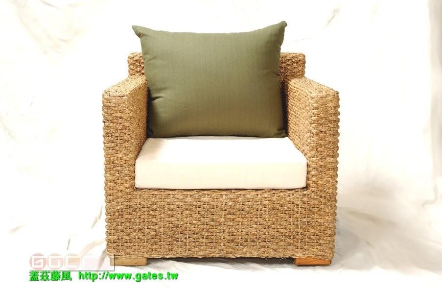 Simple style single-seater rattan sofa 2