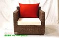 Simple style single-seater rattan sofa 5