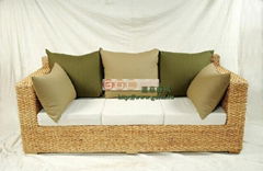 Three simple style rattan sofa