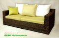 Three simple style rattan sofa 4