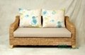 Seagrass rattan-seater sofa 3