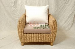 Seaweed personality style armchair