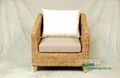 Seagrass rattan single seater sofa 2