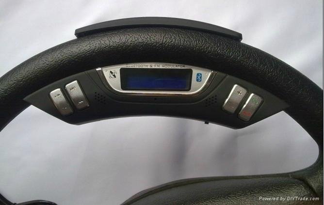 Car  Steering Bluetooth with FM modulator 3