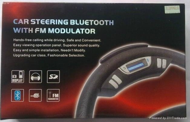 Car  Steering Bluetooth with FM modulator 5