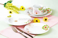 round dinner set