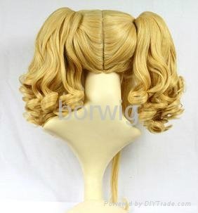 Black Butler Elizabeth Cosplay Wig Synthetic Hair Wig Customize Blonde 2