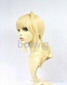 FATE ZERO Saber Cosplay Wig Synthetic Hair Wig Customize Light Blonde 3